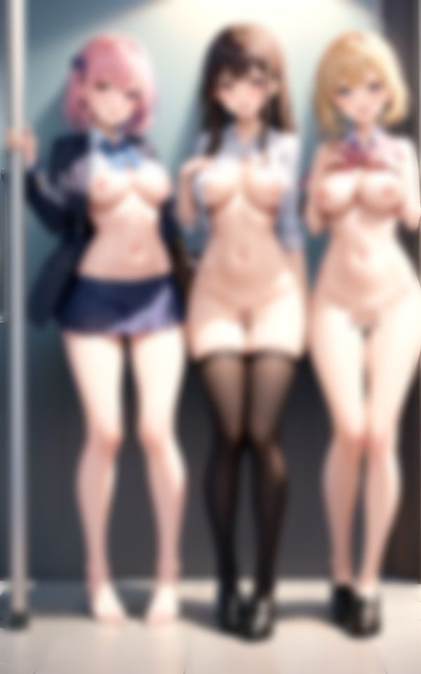 SSS級巨乳の美少女〜みんな裸で集合写真！！みんな一緒ならおっぱいも見せれるよっ_4