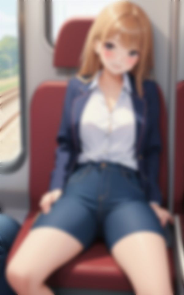 えろい彼女と初デート〜電車妄想編_1