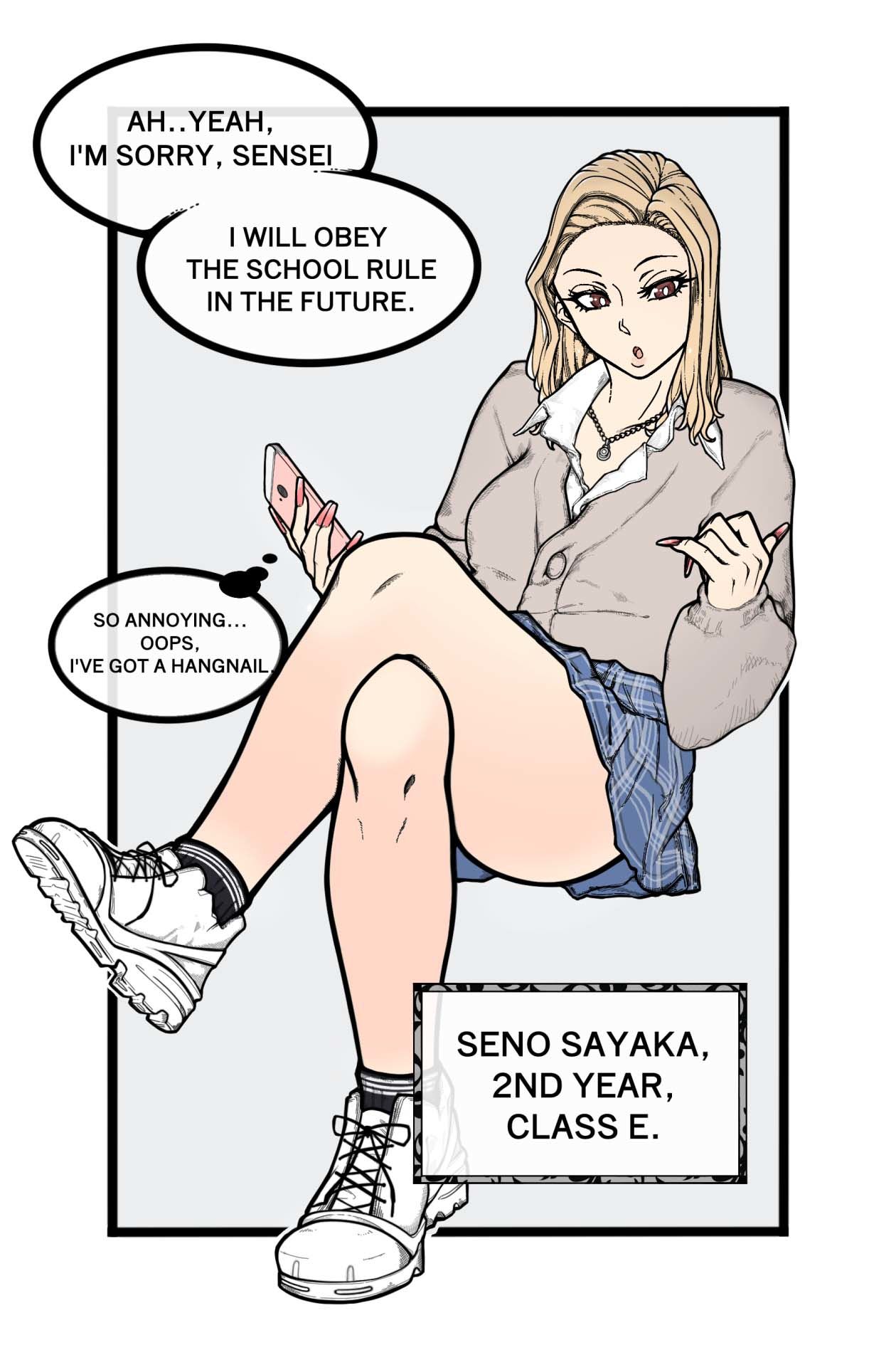 A WAKARASE story about a cocky high school girl_1