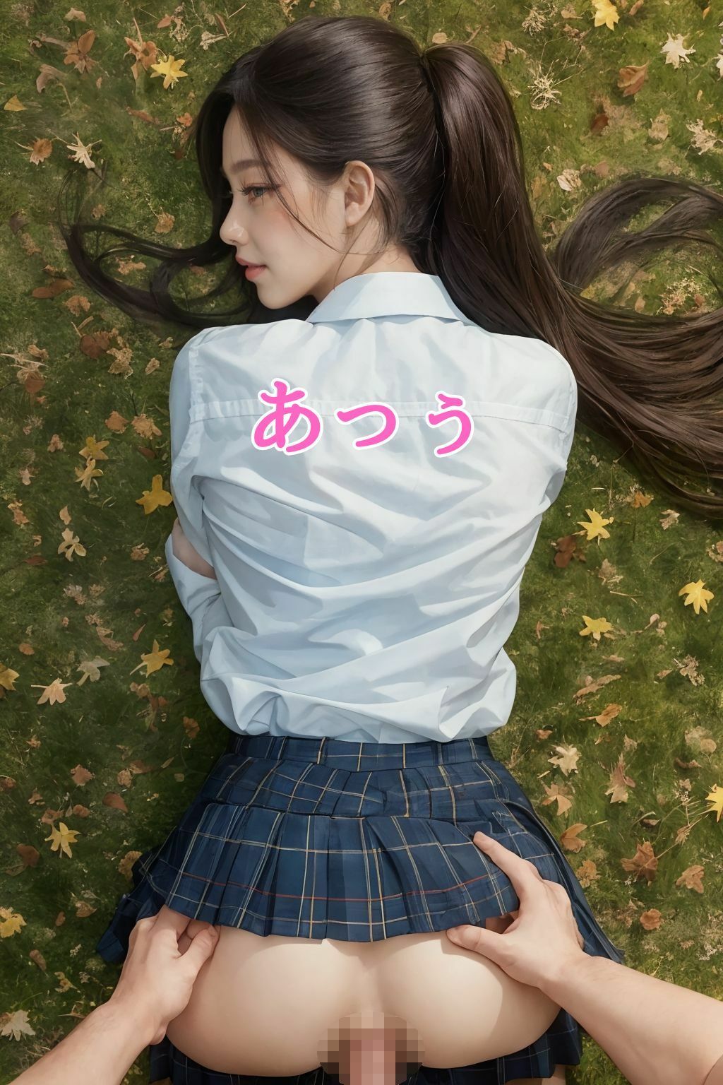 【素人ナンパ】制服女子〇生と着衣エッ〇〜おだてられて脱衣から最後まで〜_10