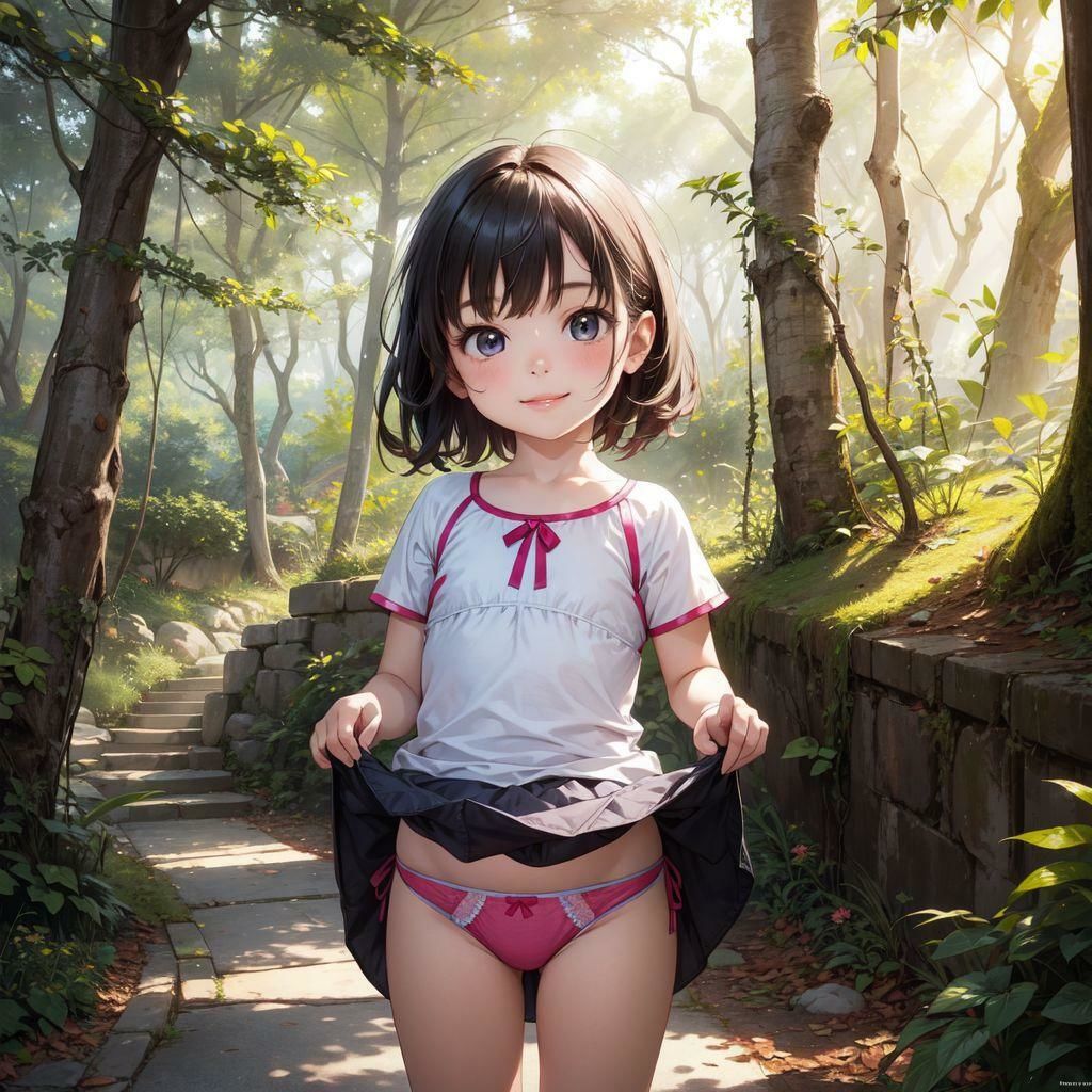 公園に行けば少女たちが綿パンツ見せてくれる_2