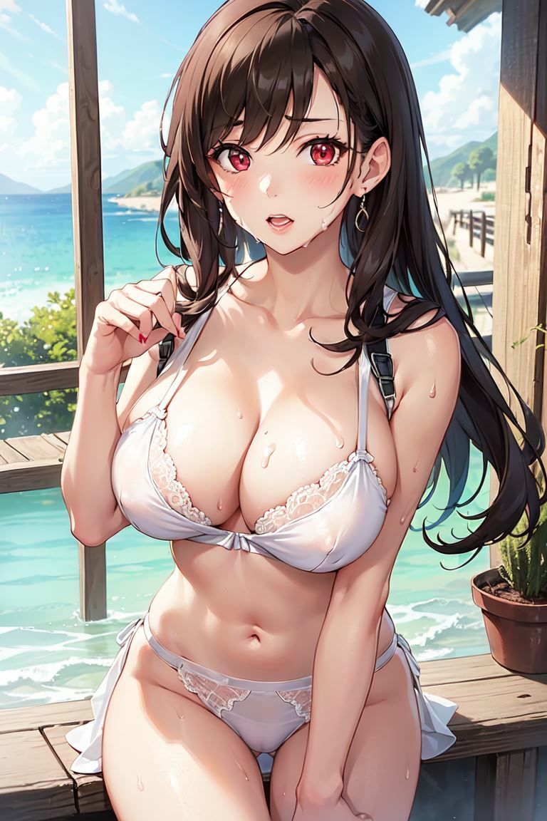 【巨乳・濡れ透け】ティファさんのイラスト集_10