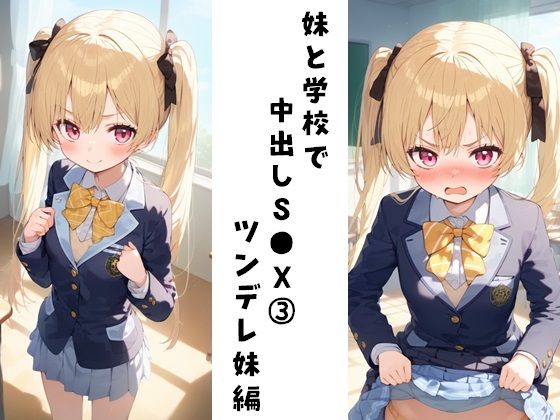 妹と学校で中出しS●X 3（ツンデレ妹編）