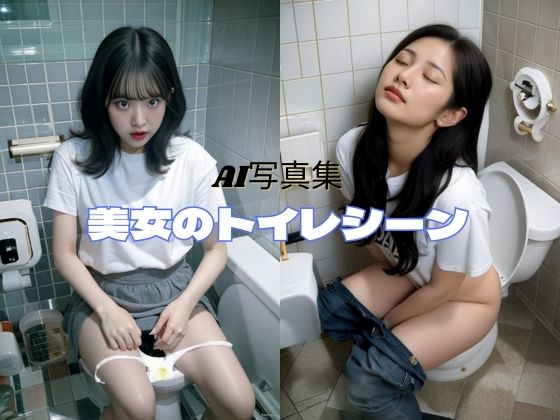 美女のトイレシーン