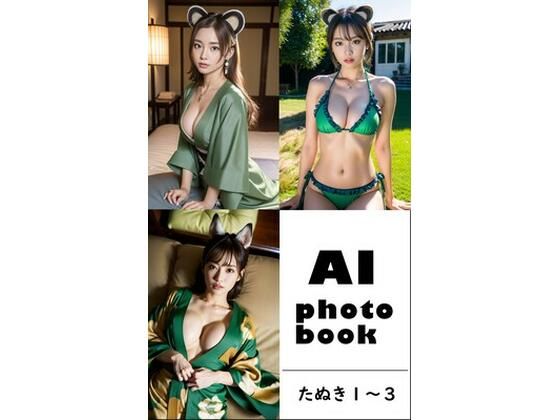 AI photobook たぬき1〜3